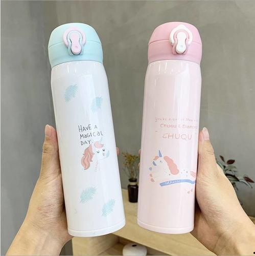 網(wǎng)紅款學(xué)生水杯圖片,網(wǎng)紅學(xué)生水杯，時(shí)尚與健康的完美融合”